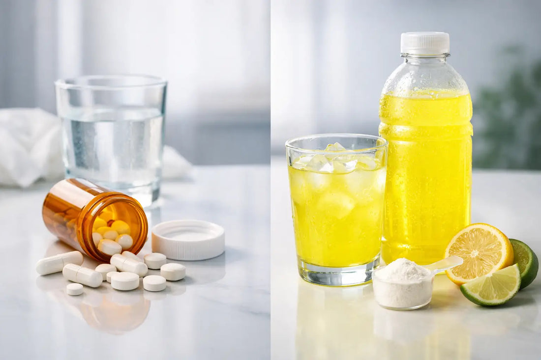 Hangover Pills vs Electrolyte Drinks